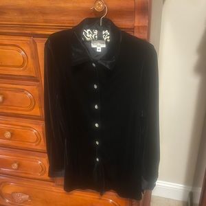 Vintage Ellen Fig Velvet Shirt/Jacket